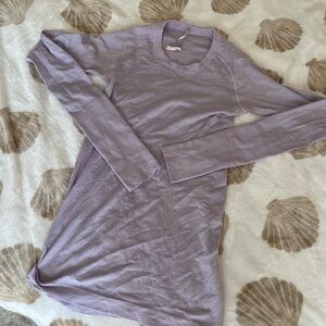 lululemon athletica Lavender Long sleeve swiftly tech
